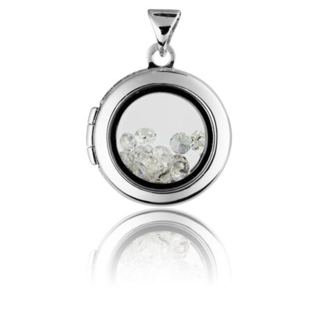 Sterling Silver Oval Window Locket