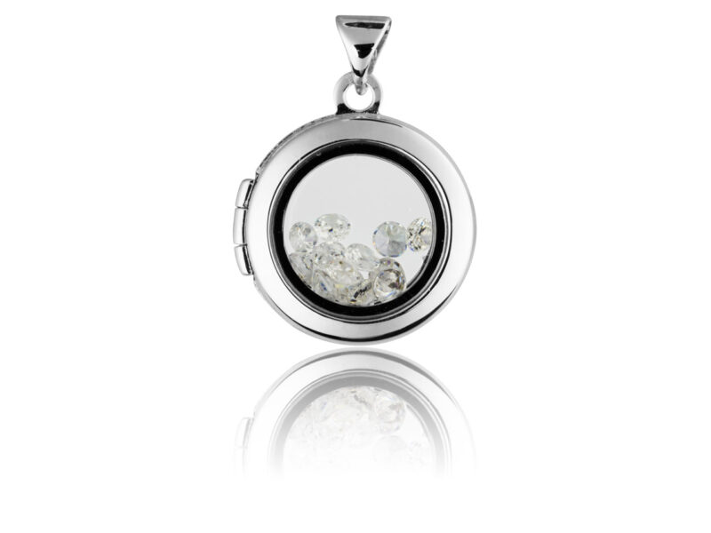 Sterling Silver Oval Window Locket