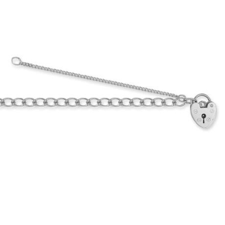 925 Sterling Silver Traditional British Charm Bracelet