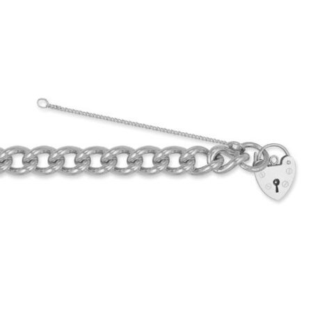 925 Sterling Silver Traditional British Charm Bracelet