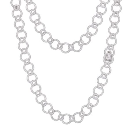 Sterling Silver CZ Collarette