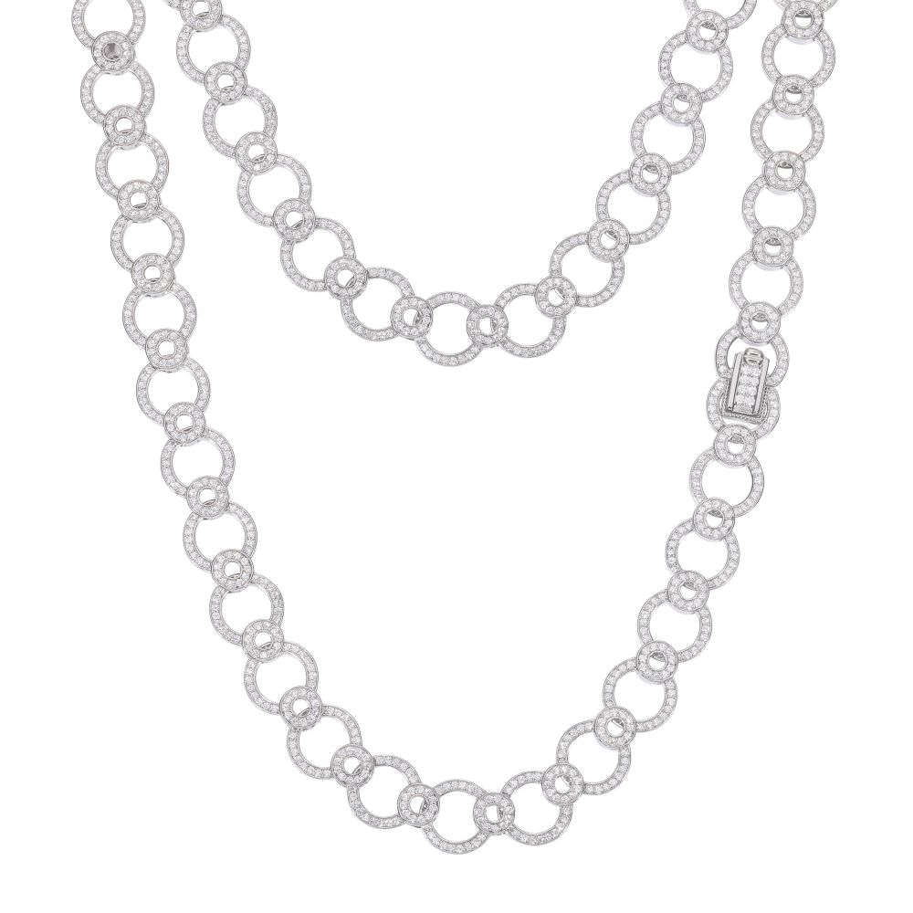 Sterling Silver CZ Collarette