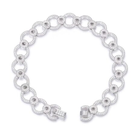 Sterling Silver CZ Bracelet