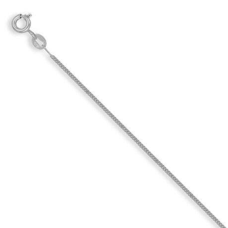 Sterling Silver Pendant Curb Necklace – ACN003A-16