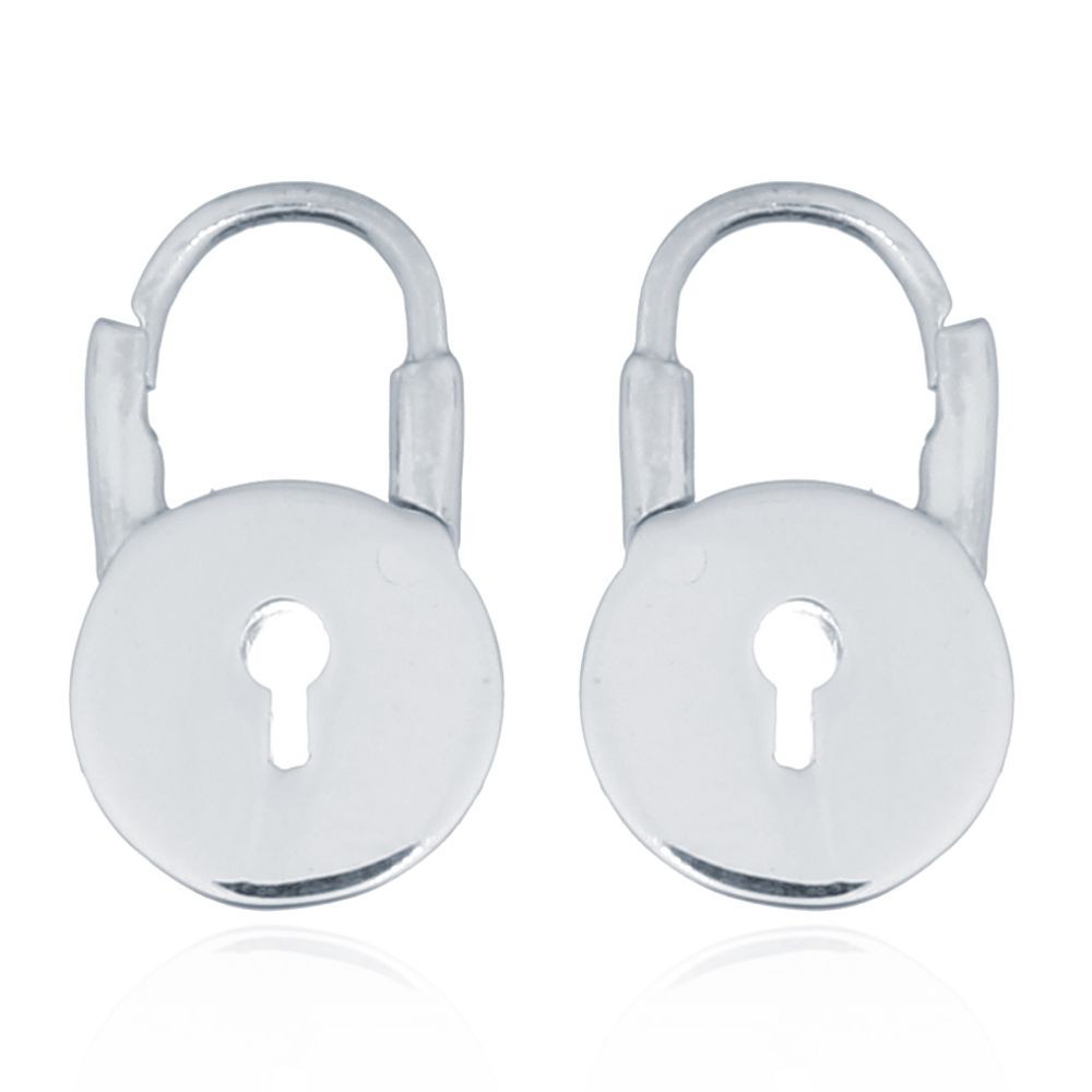 love padlock earrings