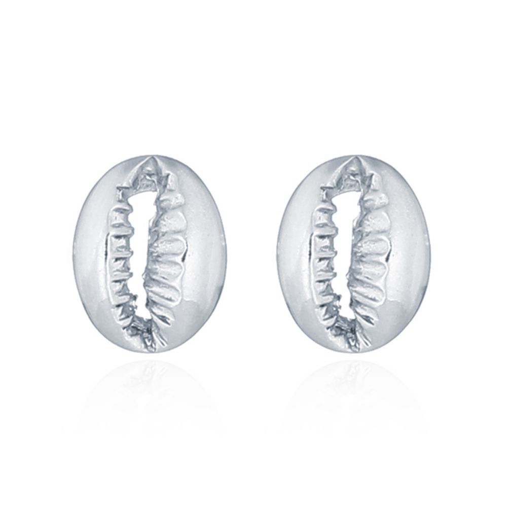 coffee bean stud earrings