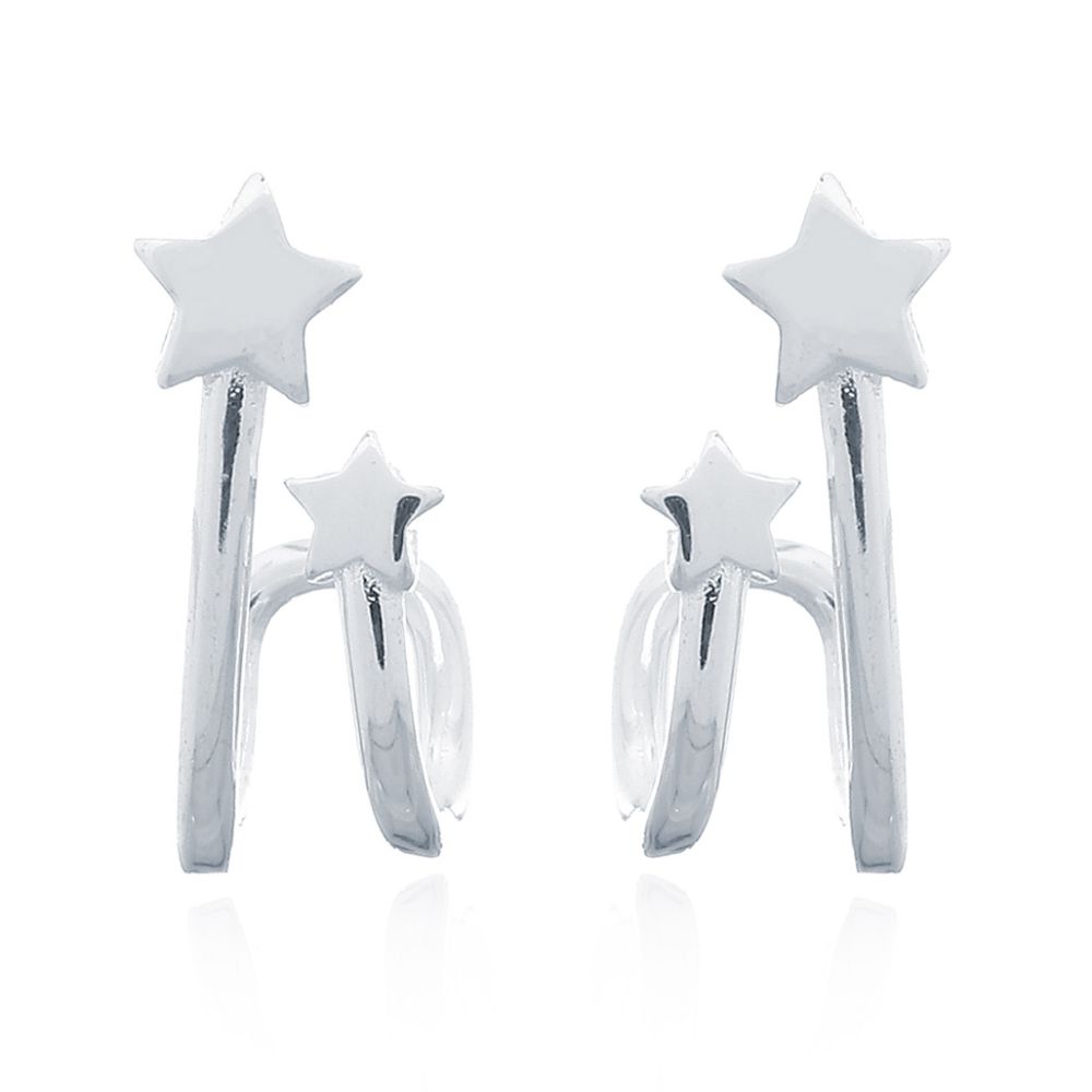 shooting star wand stud earrings