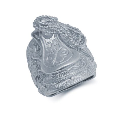 Sterling Silver 33mm Saddle Ring