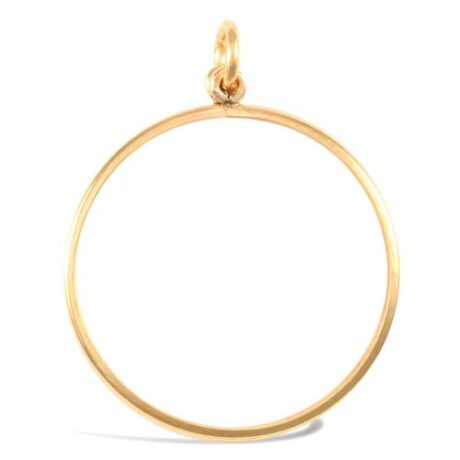 9ct Yellow Gold Sovereign Coin Pendant
